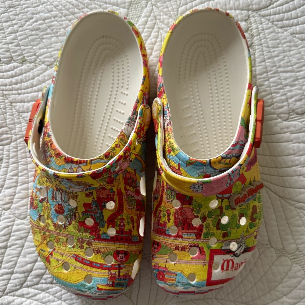 Disney Vault 50th Anniversary Crocs- Size 11W/9M